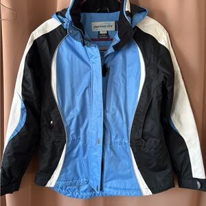 Obermeyer Ridgeline Ski Jacket Women’s 8 Weather X Duroguard Winter Blue